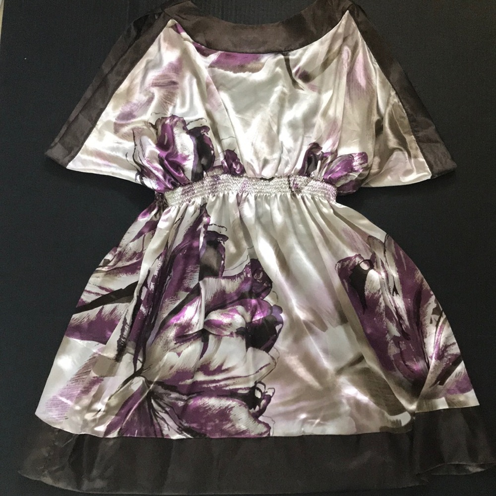 Satin like dress